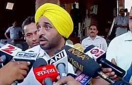 AAP MP, Bhagwant Mann, Parliament video, facebook live, parliament video, latest news in hindi