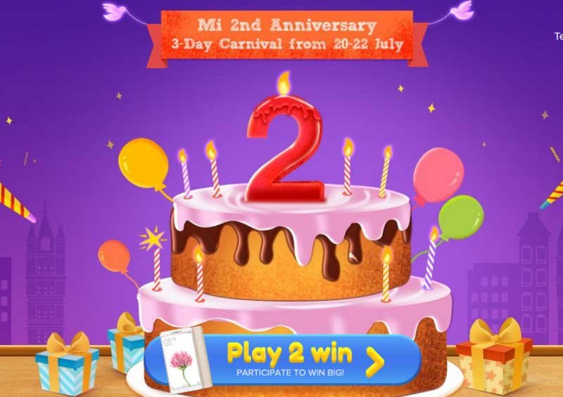 Mi 2nd Anniversary carnival, android, apps, mi 5, mi bluetooth speakers, mi store app, miui, mobiles, xiaomi, xiaomi mi 4i, xiaomi mi max, xiaomi redmi