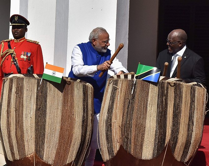 narendra modi, modi Africa tour, modi in Tanzania, modi in Nairobi. modi in South Africa