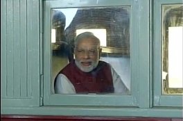PM Modi Retraces Mahatma Gandhi Train Journey in Durban