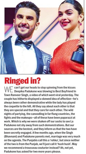 Ranveer Singh, Deepika Padukone, Ranveer Deepika engagement, Ranveer Singh Deepika Padukone love story, Ranveer Singh Deepika Padukone chemistry, Ranveer Singh Deepika Padukone iifa, iifa awards, bollywood news