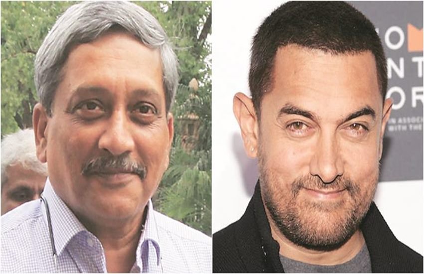 manohar parrikar, aamir khan, intolerance, manohar parrikar, aamir khan, aamir khan intolerance remark, ramnath goenka awards, defence minister, parrikar on aamir khan, snapdeal, aamir khan controversy