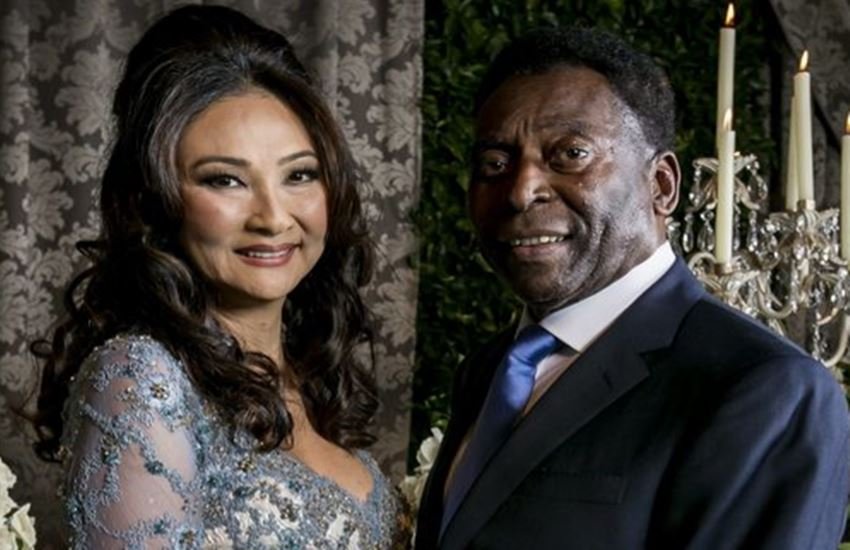 Pele, football, celebrity wedding