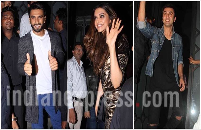 Ranbir kapoor, Ranveer Singh, Deepika Padukone, Ranveer Deepika, Ranbir Deepika, Deepika Boyfriend, Ranbir Ranveer Together, Deepika Hot Photos, Unseen Bollywood Photos, Page 3 Parties, Bollywood Parties, Shah Rukh Khan, Karan Johar, Alia Bhatt, Vidya balan, Preity Zinta, Anushka Sharma, Entertainment, Entertainment News, Hindi News, Bollywood News, Bollywood Gossip, Jansatta