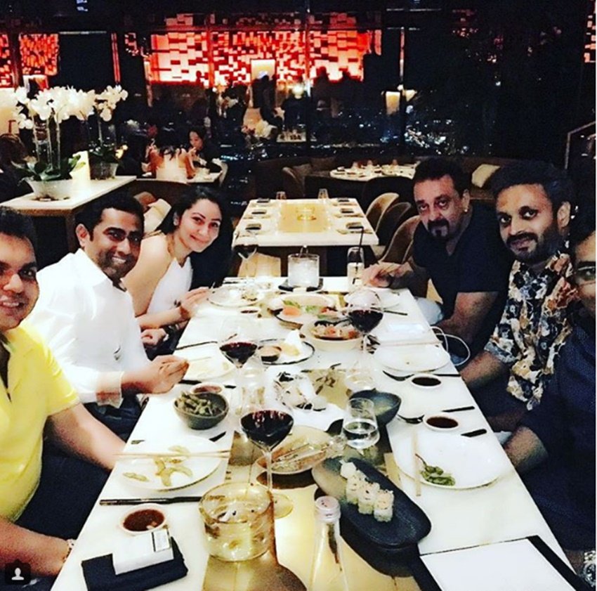 Sanjay Dutt, Sanjay Dutt birthday party, Maanayata Dutt, Sanjay Dutt birthday, birthday party, salman khan, sanjay dutt salman khan, Sanjay Dutt birthday pics, Sanjay Dutt birthday salman khan, Sanjay Dutt 57th birthday, Sanjay Dutt turns 57, Sanjay Dutt grand birthday, Sanjay Dutt lavish birthday, Entertainment, jansatta