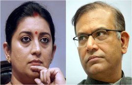 Jayant Sinha,Smriti Irani,Narendra Modi
