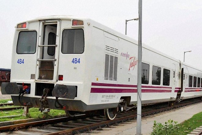 talgo train, talgo train india, talgo train trial in india, talgo train trial