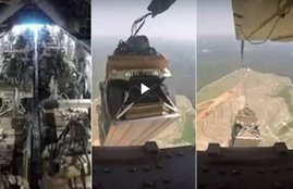 Airmen,dropping,convoy,eight,military