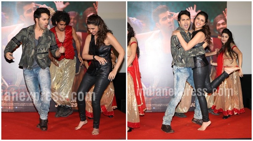 वरुण धवन की फिल्म ढिशूम का आइटम नंबर 'जानेमन आह...' रिलीज हो चुका है। मुंबई में इस गाने के लॉन्च के मौके पर दोनों स्टेज पर साथ थिरकते नजर आए।