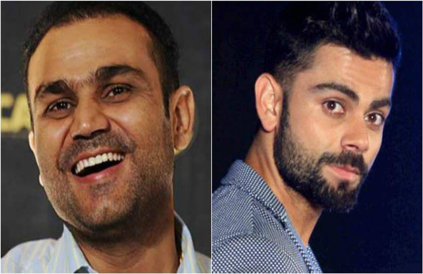 कोहली के दोहरे शतक पर सहवाग का ट्वीट, मूली और कबाली से की तुलना, देखिए क्या लिखा