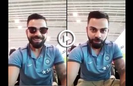 virat kohli, Virat Kohli, Virat Kohli latest news, Virat Kohli video 2016, Virat Kohli meaasge to pakistani umpire Aleem dar's son, Virat Kohli Aleem dar, Virat Kohli news, Virat Kohli latest video, News on Virat Kohli, Virat Kohli video youtube, Virat Kohli youtube, Virat Kohli interview, Virat Kohli interview video, Virat Kohli news, Virat Kohli videos