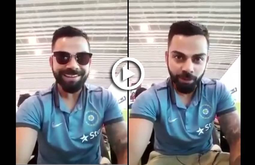 virat kohli, Virat Kohli, Virat Kohli latest news, Virat Kohli video 2016, Virat Kohli meaasge to pakistani umpire Aleem dar's son, Virat Kohli Aleem dar, Virat Kohli news, Virat Kohli latest video, News on Virat Kohli, Virat Kohli video youtube, Virat Kohli youtube, Virat Kohli interview, Virat Kohli interview video, Virat Kohli news, Virat Kohli videos