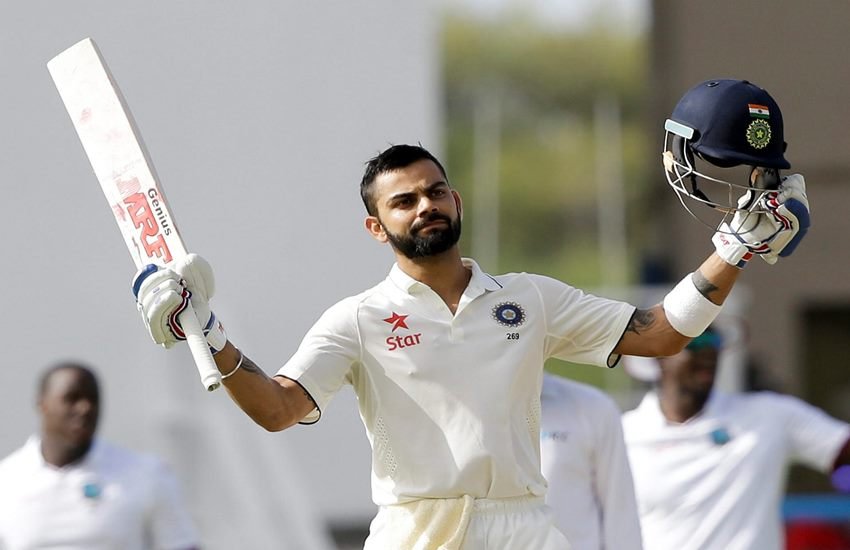 virat kohli, kohli century, antigua test, india west indies test match, indian cricket team