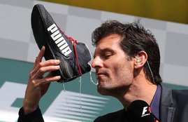 Daniel Ricciardo, Champagne, Shoe, F1 Grand Prix, Mark Webber, shoey, Australia,