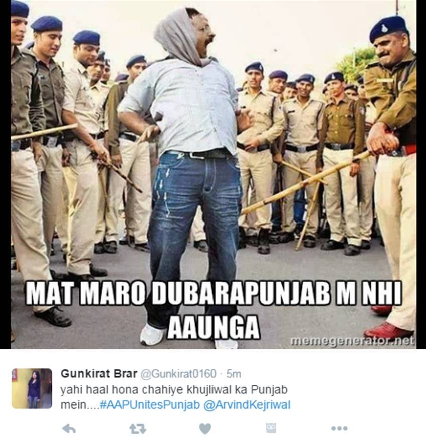 Aam Aadmi Party, Punjab Elections, Arvind Kejriwal, AAP Punjab, Punjab Elections 2017, AAP Trolled, Kejriwal Trolled, Twitter Trolls, India News, Jansatta