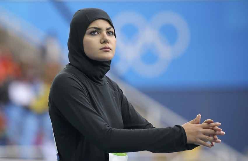 2016 Rio Olympics, Kariman Abuljadayel, Kamia Yousufi, female sprinters, Saudia Arabia, Afghanistan, hijabs, 100 metres