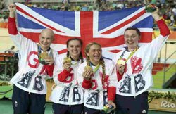 Rio Olympics 2016: ब्रिटेन ने विश्व रिकॉर्ड ध्वस्त कर महिला टीम साइकिलिंग में जीता स्वर्ण