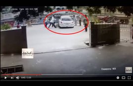 Car Accident, Car Accident Video, Andhra Pradesh, Vijayawada, 3 People Died, Benz Circle, National Highway, incident, Jansatta