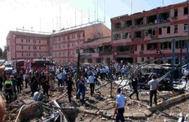 Turkey, Turkey Car Bomb, Turkey PKK Blast, Turkey police station, Eastern Turkey, Turkey News, Turkey latest news