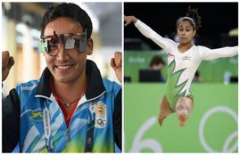 jeetu rai and deepa karmakar, rajeev gandhi khel ratn,