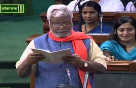 Hukmdev Narayan Yadav, Hukmdev Narayan Yadav Speech, Hukmdev Narayan Yadav Lok Sabha, Hukmdev Narayan Yadav Video, Hukum Narayan Yadav, Vice President of India, Hamid Ansari, Narendra Modi, Modi Govt, India News, Hindi News, Jansatta
