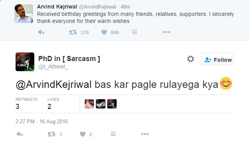Arvind Kejriwal, Arvind Kejriwal Birthday, AK Birthday, Mufflerman, Free Wi-Fi, Kejriwal Trolled, Twitter Trolls, Delhi CM, India News, Hindi News, Jansatta