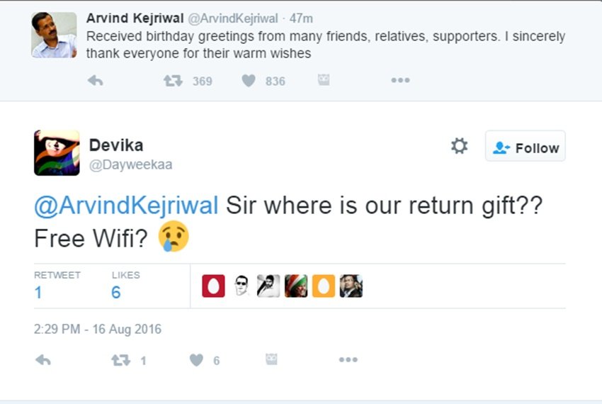 Arvind Kejriwal, Arvind Kejriwal Birthday, AK Birthday, Mufflerman, Free Wi-Fi, Kejriwal Trolled, Twitter Trolls, Delhi CM, India News, Hindi News, Jansatta