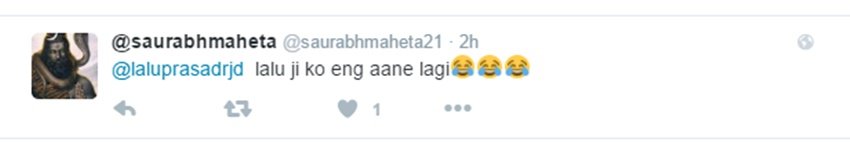 lalu prasad yadav, anandiben patel, twitter