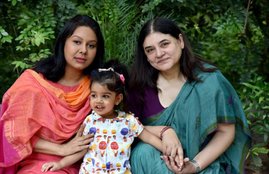 Maneka Gandhi, Gandhi family, Beti bachao, Beti Padhao, BBBP Week, Daughters' day, Narendra Modi, Selfie with Daughter, #BBBPDaughtersWeek #BBBP, Twitter, Social Media, India News, jansatta