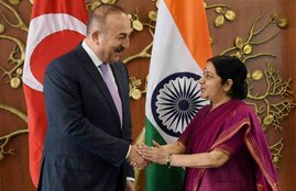 Mevlut Cavusoglu, Turkey Foreign Minister, Terror Group FETO, Sushma Swaraj, Mevlut Cavusoglu Meet Sushma, FETO Infiltrated India