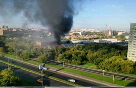 Russia, Moscow Fire, Moscow warehouse, Russia Moscow, Moscow News, Moscow latest news