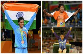 Sports Rising Star, Indian sports Star, PV Sindhu news, PV Sindhu latest news, PV Sindhu Medal, PV Sindhu In Rio, karun nair news, karun nair latest news, karun nair record, Aditi Ashok news, Aditi Ashok latest news, Golfer Aditi Ashok