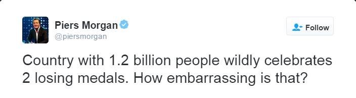 Piers Morgan tweet