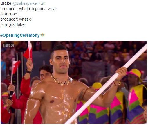 Pita Taufatofua, rio olympics, rio olympics opening ceremony live