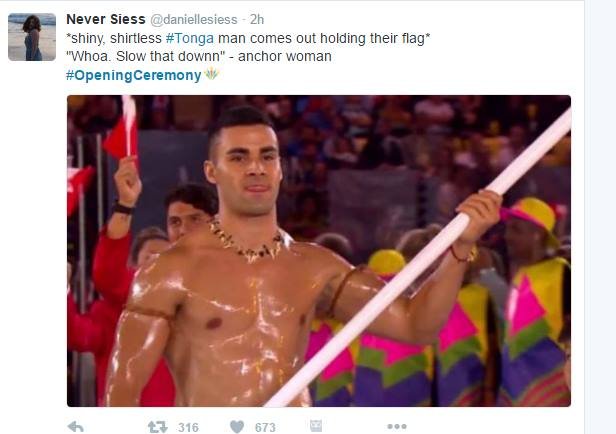 Pita Taufatofua, rio olympics, rio olympics opening ceremony live