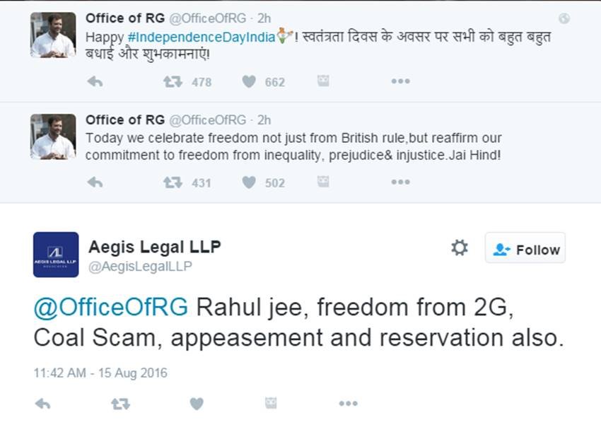 Rahul Gandhi, Congress VP, Independence Day 2016, Red Fort, Rahul gandhi Speech, Rahul gandhi Trolled, Social Media, Twitter Trolls, India News, Jansatta