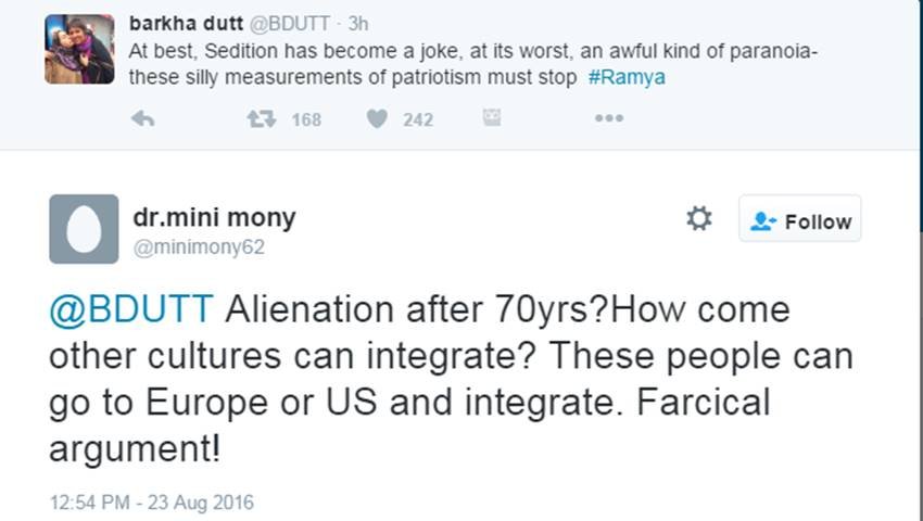 Ramya, Ramya Actress, Ramya Congress Kannada, Barkha Dutt, Ramya Pakistan, Barkha Dutt NDTV, Barkha Dutt Ramya, Pakistan Hell, Anti National, Sedition, Ramya Sedition, Ramya Photos, India News, Hindi News, Jansatta