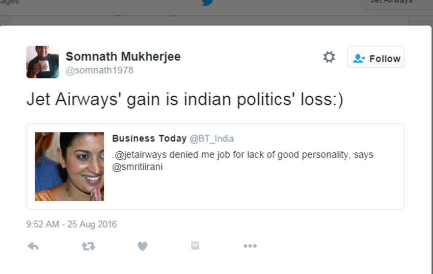 Smriti Irani, Smriti Irani Education, Smriti Irani Early Life, Smriti Irani Jet Airways, Smriti Irani First Job, HRD Minister, Textile Minister, Smriti Irani Actor, Modi Govt, India News, Twitter Trolls, Jansatta