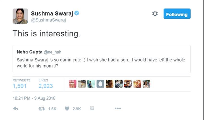 Sushma Swaraj, Sushma Swaraj Twitter, Sushma MEA, Foreign Minister, Sushma Swaraj Help, External Affairs, Twitter Hilarious, Social media, Modi Govt, India News, Jansatta