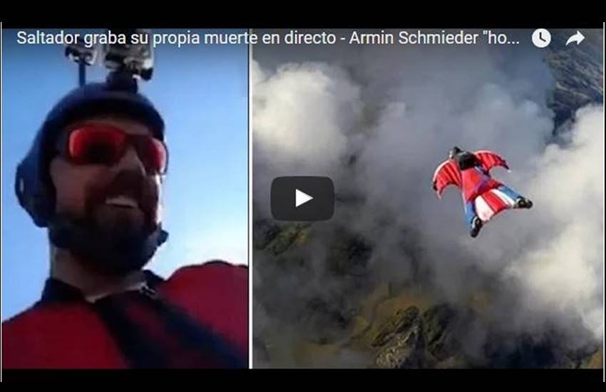 Wingsuit Pilot, Death, Facebook Live, Captured, Video, Italian wingsuit pilot, Switzerland, Armin Schmieder, Jansatta
