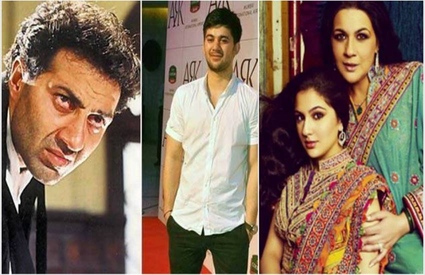 सनी देओल, अमृता सिंह, करन देओल, सारा अली खान