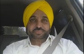 AAP, BJP, Bhagwant Mann Parliament video, AAP vs BJP, AAP Bhagwant Mann