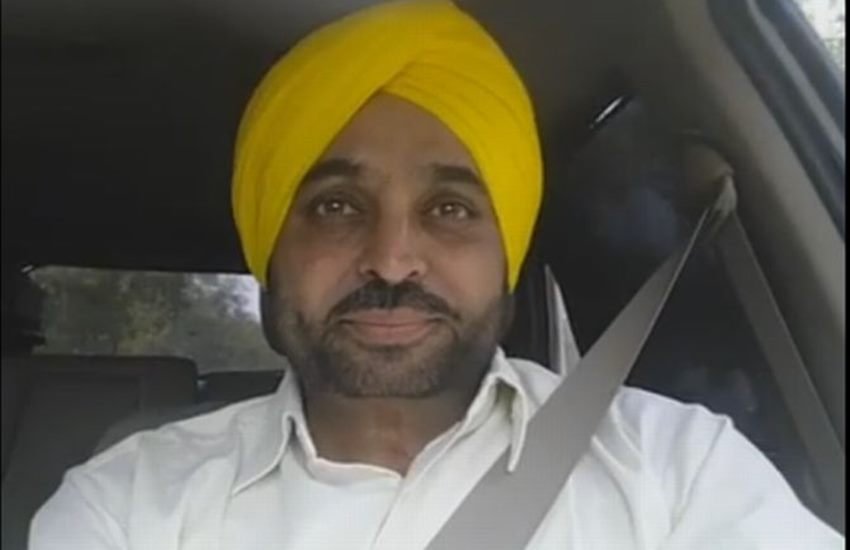 AAP, BJP, Bhagwant Mann Parliament video, AAP vs BJP, AAP Bhagwant Mann