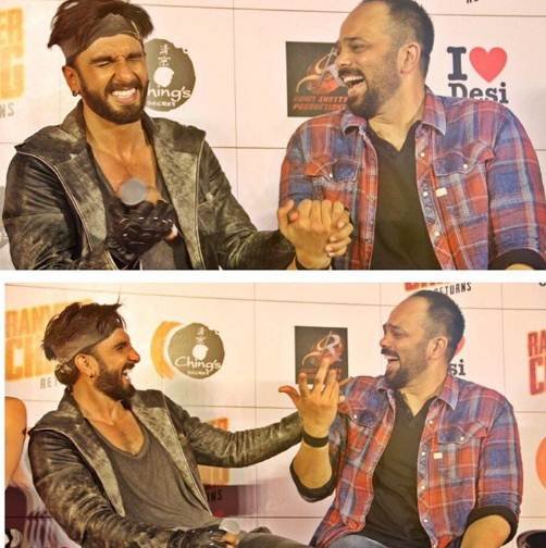 रोहित शेट्टी ने मीडिया को संबोधित करते हुए कहा कि इस तरह का काम करने के लिए पागलपन जरूरी है। हम सब थोड़ा सा दिमाग से पागल हैं। (Photo-youtube)