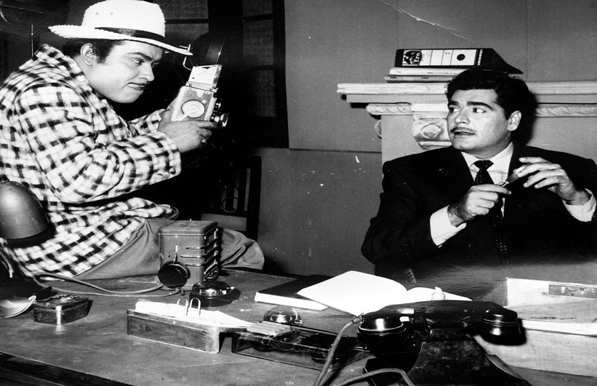 Rare Pic of Kishore Kumar (Express Archive)