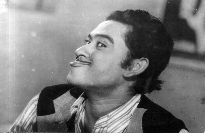 Rare Pic of Kishore Kumar (Express Archive)