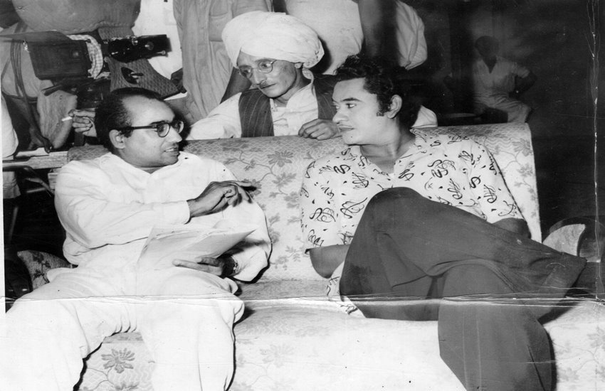 Rare Pic of Kishore Kumar (Express Archive)