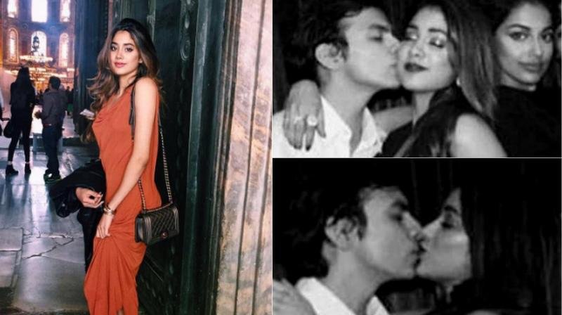Jhanvi Kapoor, Jhanvi Kapoor kissing, Jhanvi kissing, Jhanvi boyfriend, Jhanvi Bollywood, Jahanvi kissing, Sridevi daughter, Boney Kapoor daughter, Bollywood, Entertainment news"
