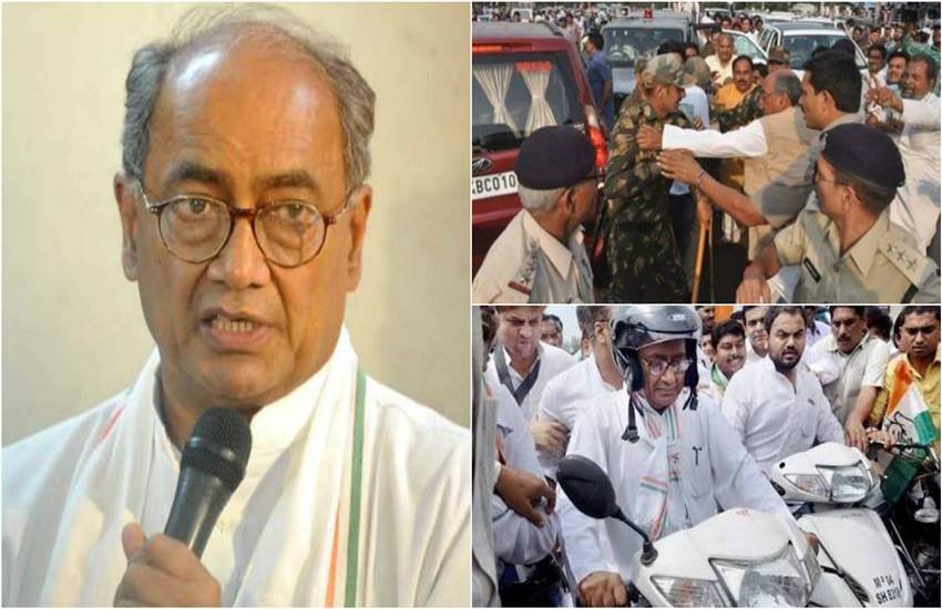 digvijaya singh, tiranga yatra, rajyavardhan singh rathore