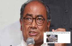 दिग्विजय सिंह ने ट्वीट की गाय की यह फोटो, भड़के लोगों ने ऐसे दिया जवाब